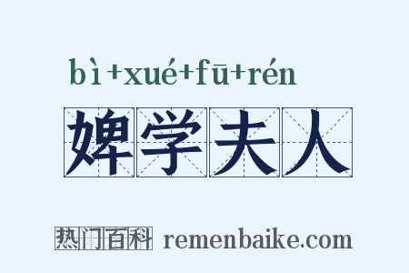 婢学夫人是什么意思的图片